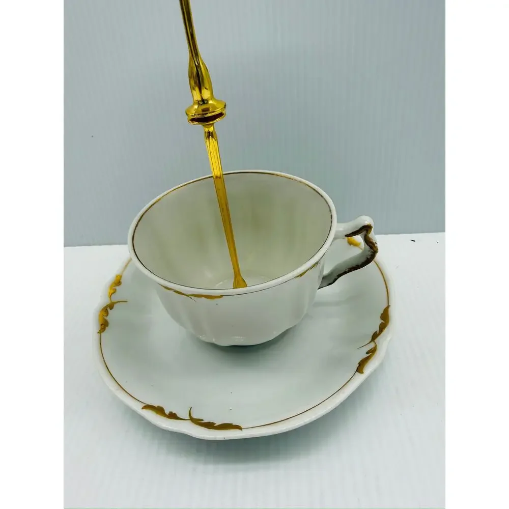 Vintage Teacup Bird Feeder Handmade Garden Decor